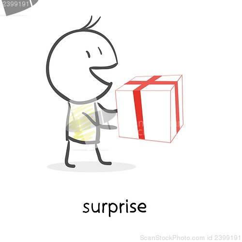 Image of Cartoon guy is a gift