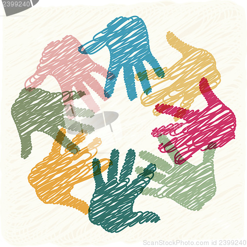 Image of Teamwork hands