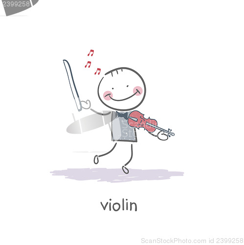 Image of violinist