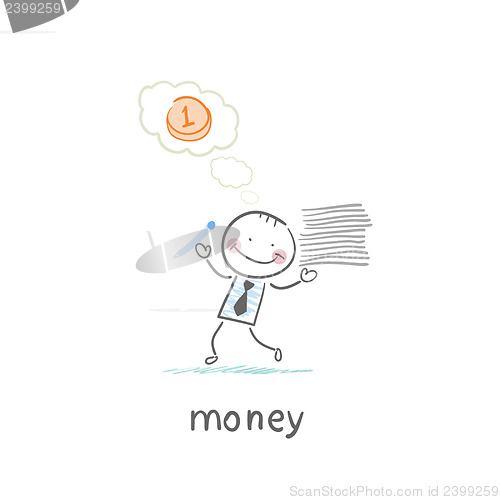 Image of Man and Money