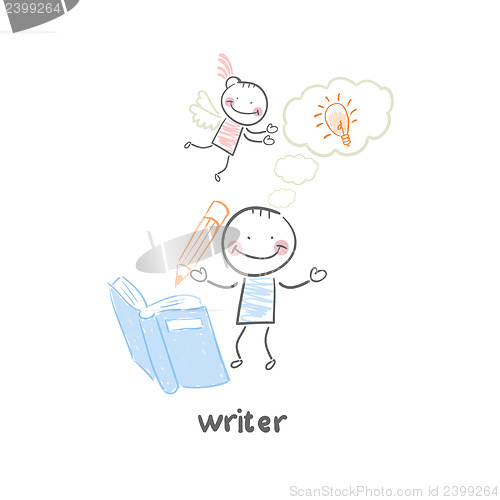 Image of writer
