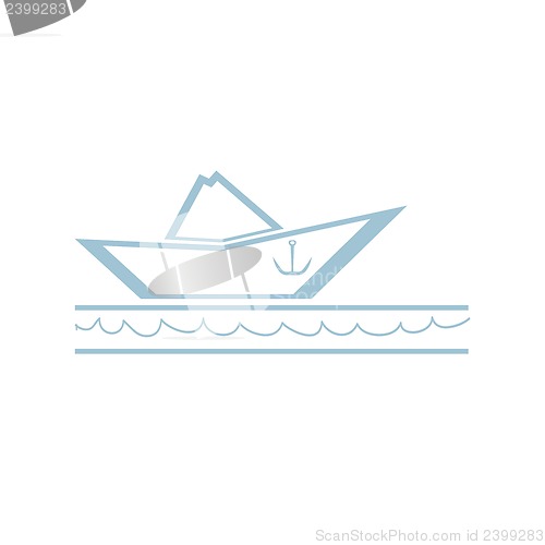 Image of Paper Boat Symbol