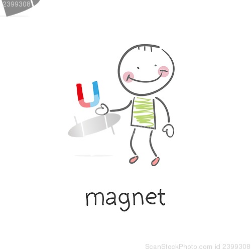 Image of Magnet. Illustration.