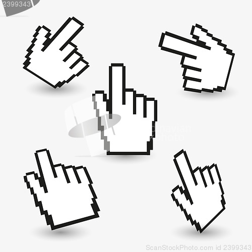 Image of Hand cursors collection