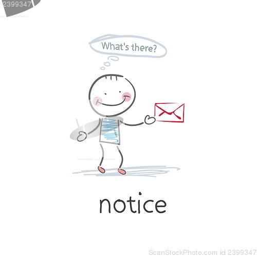 Image of Notice . Illustration