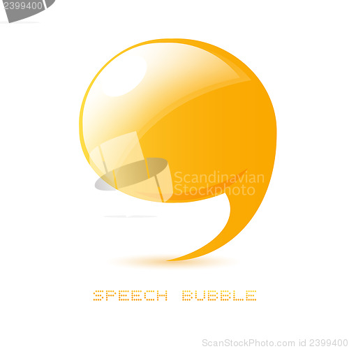 Image of abstract talking bubble