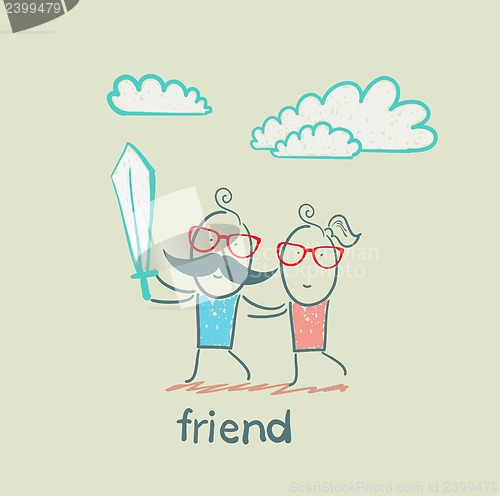 Image of friend