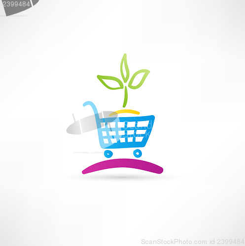 Image of Symbol is ecological shopping