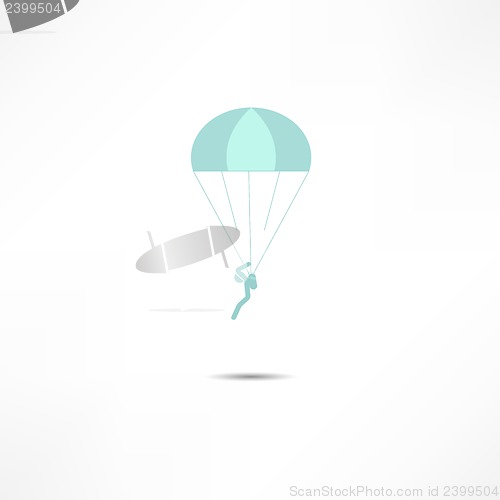 Image of skydiver icon