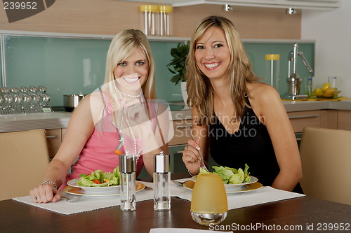 Image of Two women in kitchen