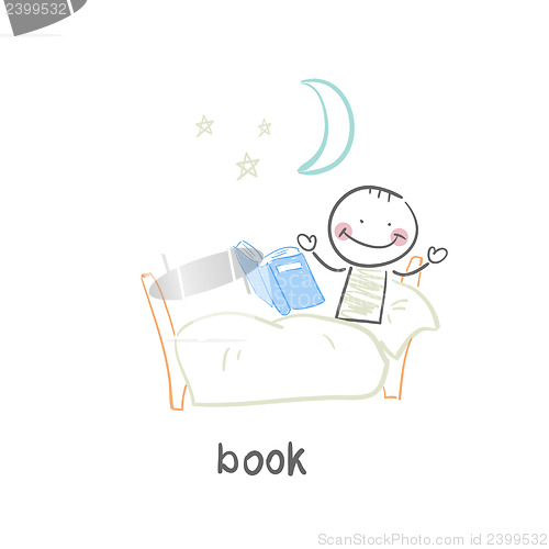 Image of Man and book