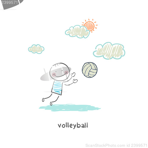 Image of Volleyball player