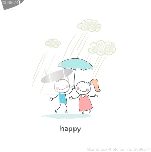 Image of Lovers meet