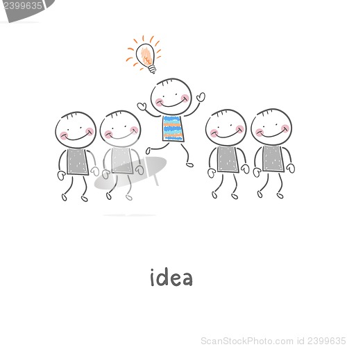 Image of Idea. Illustration.