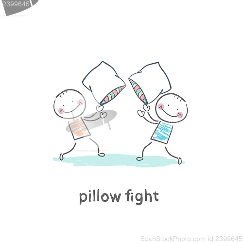 Image of pillow fights