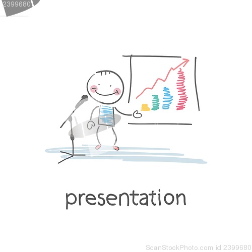 Image of Presentation. Illustration