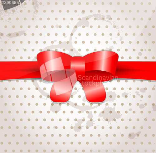Image of Celebratory background with bow