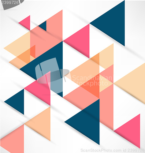 Image of Abstract Retro Geometric Background