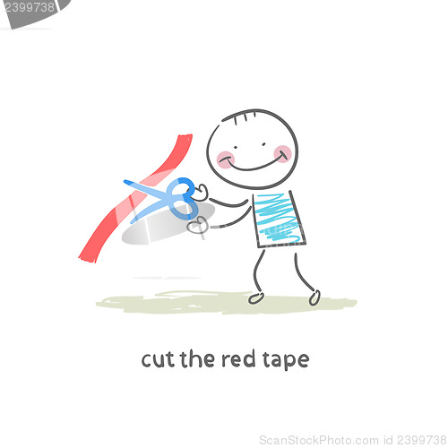 Image of Cutting the red tape