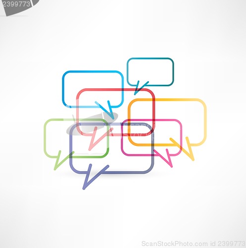 Image of chat box icon design