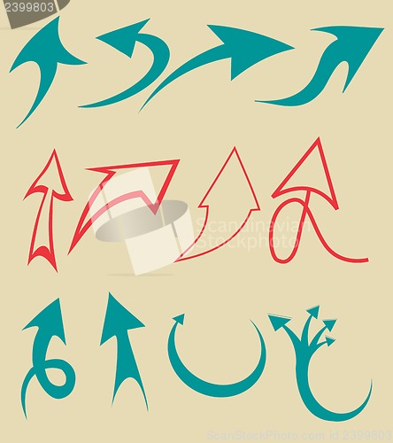 Image of vector arrows