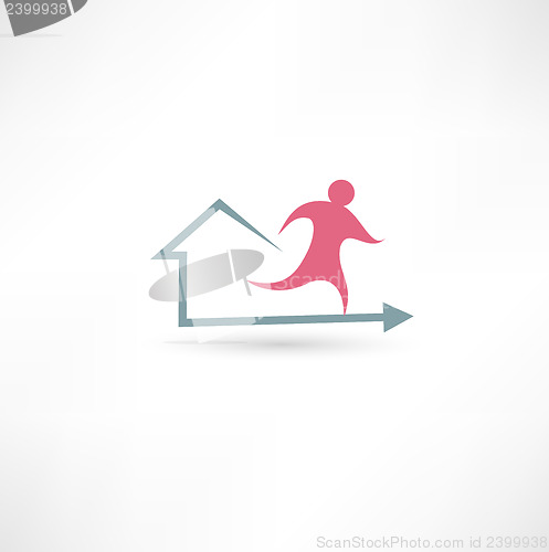 Image of Home fitness icon