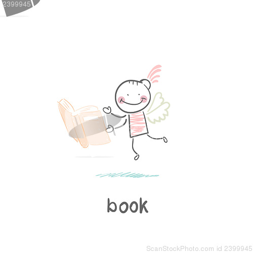 Image of Man and book