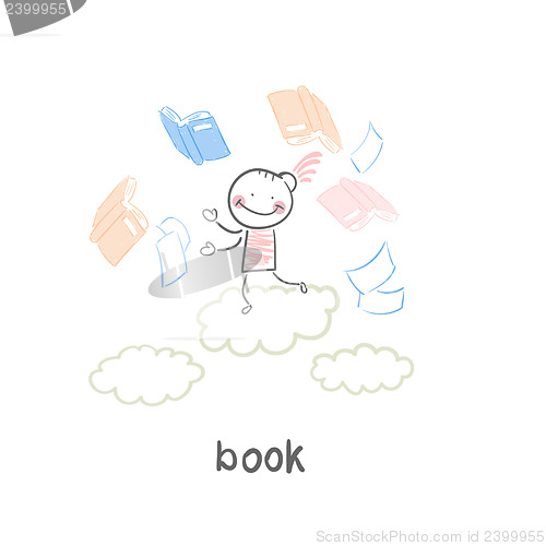 Image of Man and book