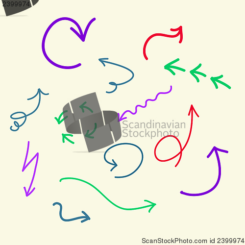 Image of doodle  arrows