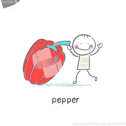 Image of Pepper and people