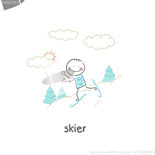 Image of skier