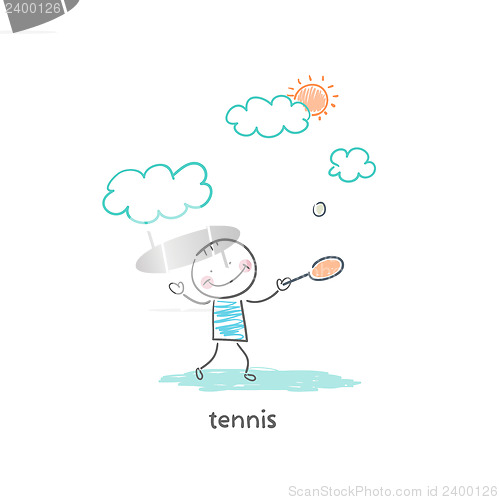 Image of tennis player