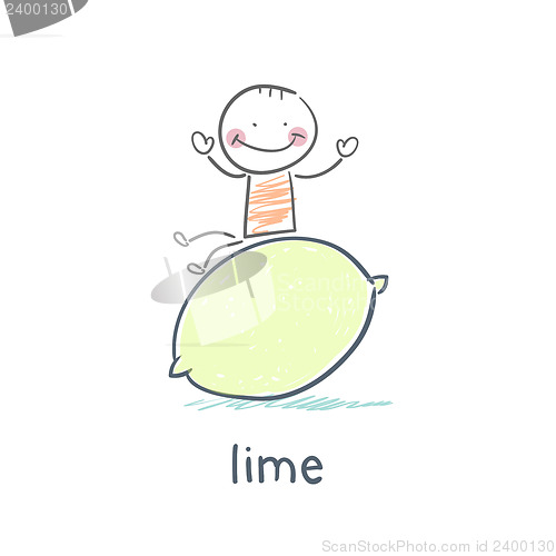 Image of Man and lemon