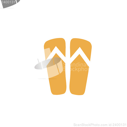 Image of beach slippers