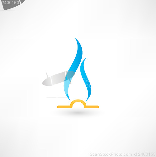 Image of Gas Flame Icon