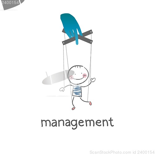 Image of Management. Illustration.