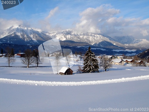 Image of Barn on landscape