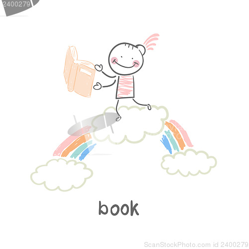 Image of Man and book