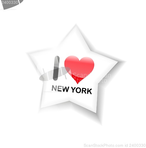 Image of I love new york sign