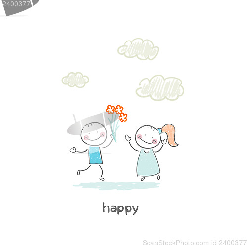 Image of Lovers meet