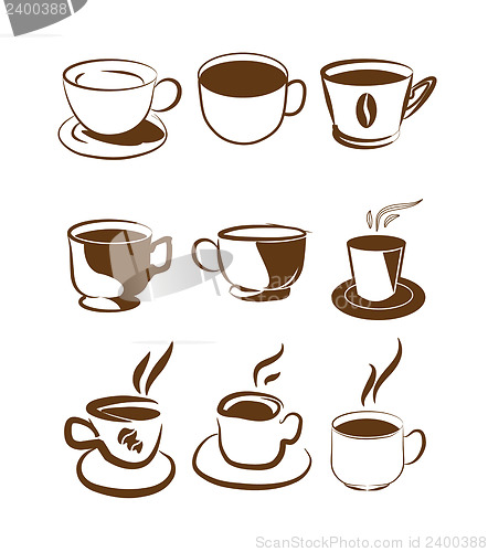 Image of coffee  design elements