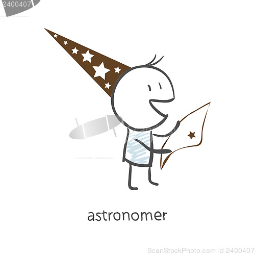 Image of astronomer