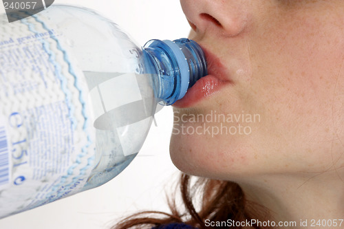 Image of woman drinking water