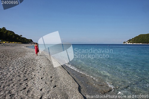 Image of Lady on the beach