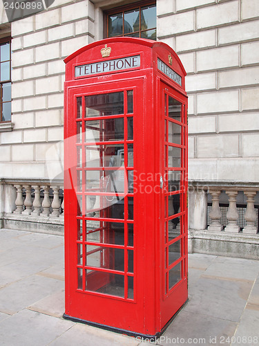 Image of London telephone box