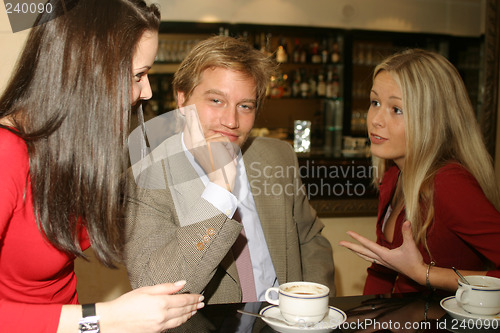 Image of Coworkers talking