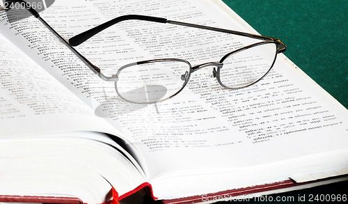 Image of Book and glasses