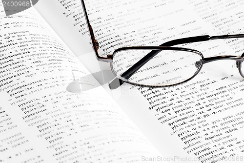 Image of Book and glasses