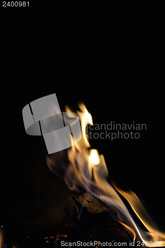 Image of fire flame background