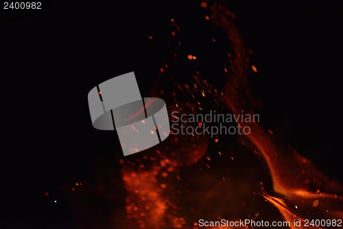 Image of fire flame background